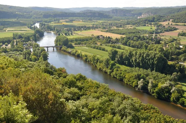 Dordogne Partir Domme Périgord — Photo