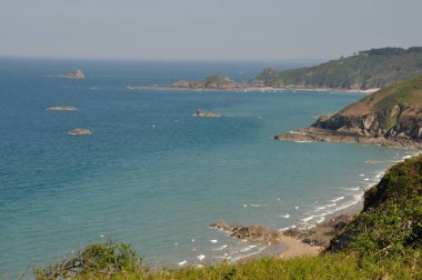 Plouha Brittany sahilinde