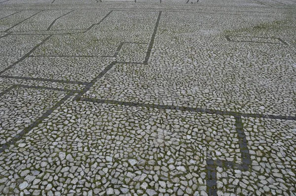Проколювання Каміння Місті Португалії — стокове фото