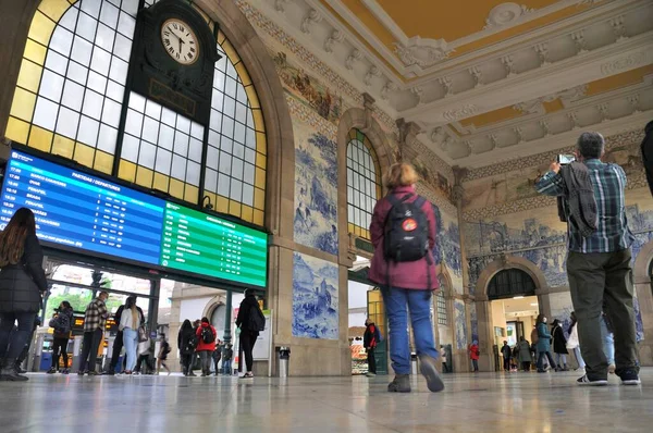 Azulejo Stationen Porto — Stockfoto