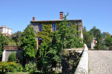 Clisson in France at summer