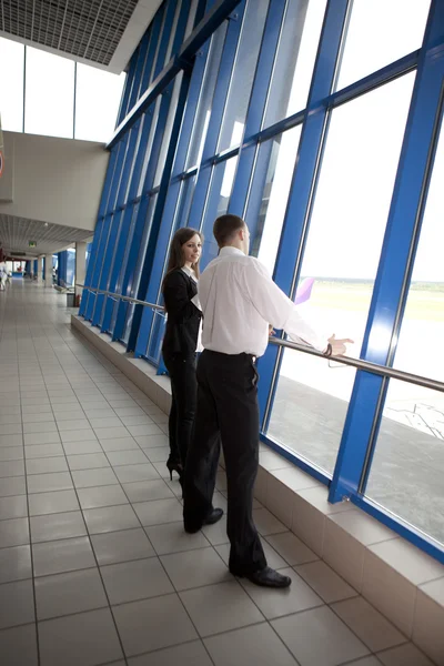 À l'aéroport — Photo