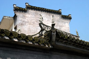 antik köy chenkan anhui Eyaleti, Çin