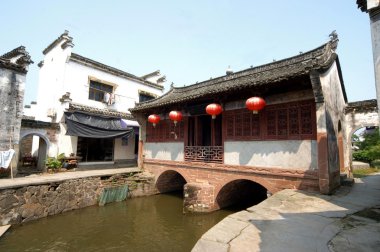 Çin antik köy, anhui huangshan tangmo Köyü