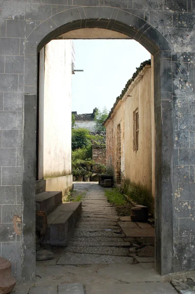 Pueblo antiguo chino, pueblo anhui huangshan Tangmo — Foto de Stock