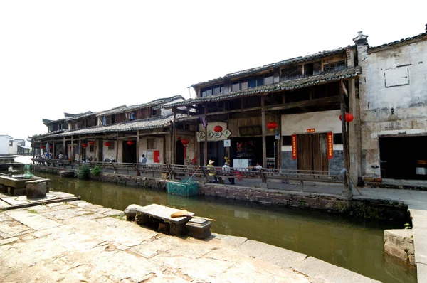 Pueblo antiguo chino, pueblo anhui huangshan Tangmo — Foto de Stock