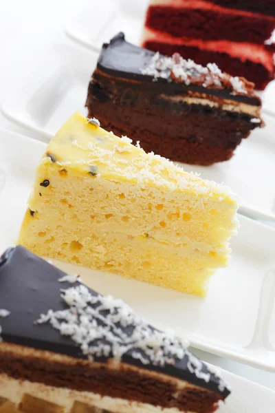 Verschiedene Arten von Kuchen — Stockfoto