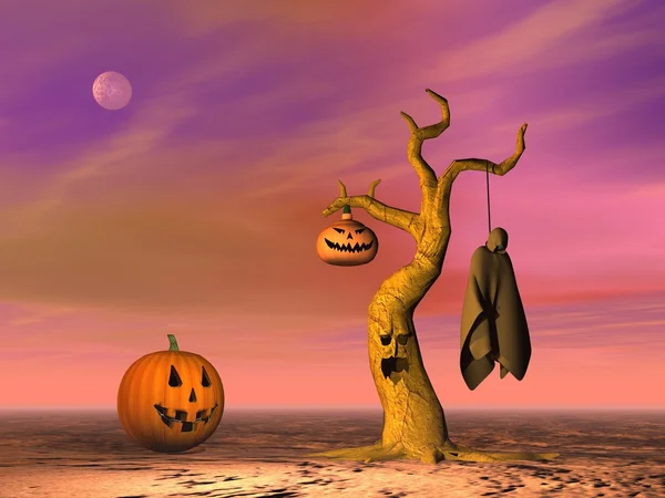 Halloween scene — Stockfoto