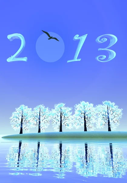 2013 landscape — Stock Photo, Image