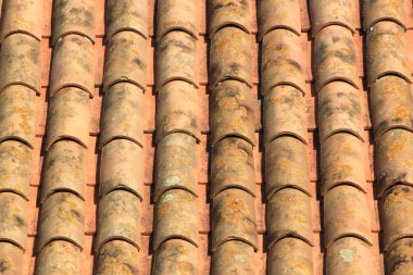 Çatı kiremitleri dokusu