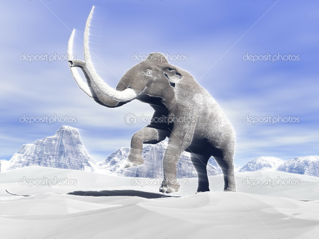 Mammoth in the wind