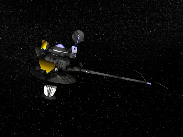 Galileo spacecraft - 3D render — Stock Photo, Image