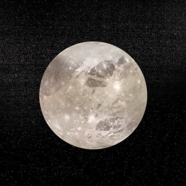 Ganymede planet - 3d render
