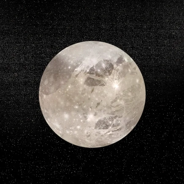 Ganymede planet - 3D render — Stock Photo, Image