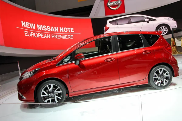 Nissan auto nota — Foto Stock