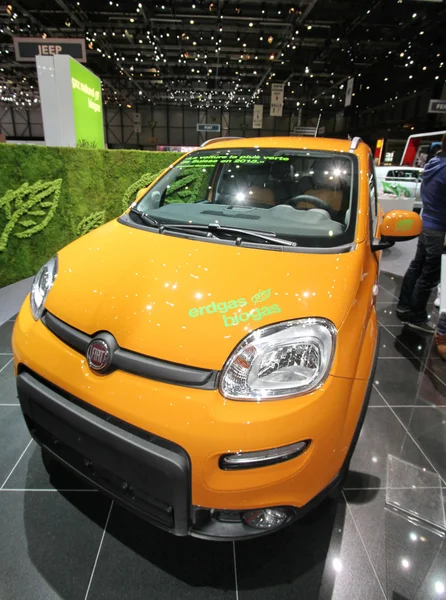 Biogas Fiat Panda — Stock Photo, Image