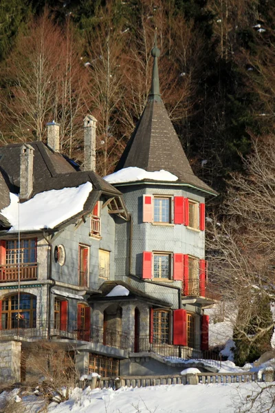 Casa como castillo — Foto de Stock