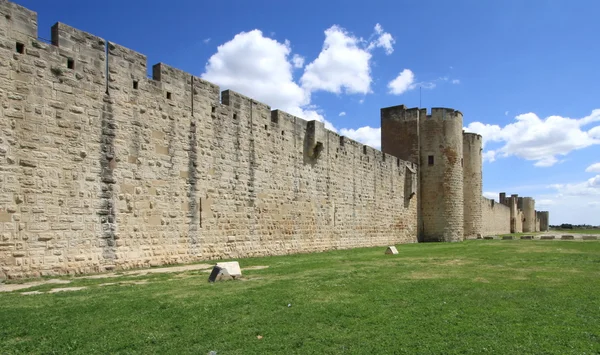 Befestigungsmauer, aigues-mortes, Frankreich — Stockfoto