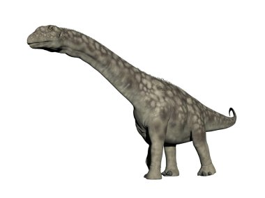 argentinosaurus dinozor - 3d render