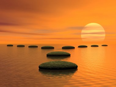 Which way to choose - 3D render