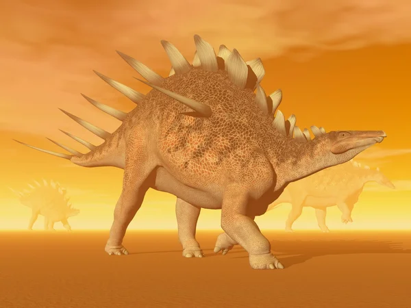 Kentrosaurus dinosaurie - 3d render — Stockfoto