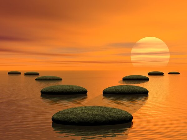 Which way to choose - 3D render