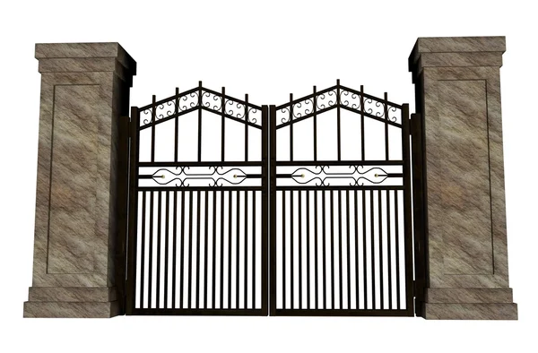 Iron gate — Stock Photo, Image