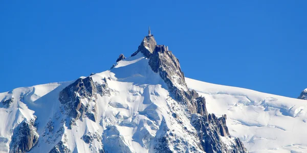 钻头 du midi，阿尔卑斯山，夏蒙尼法国 — 图库照片