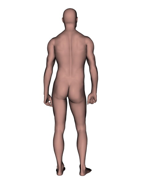 Мужчина - 3D рендеринг
