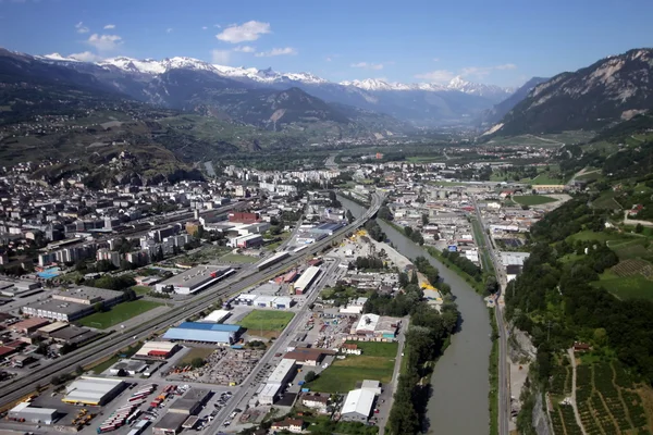 Sion city, Switzerland — Stock Photo, Image