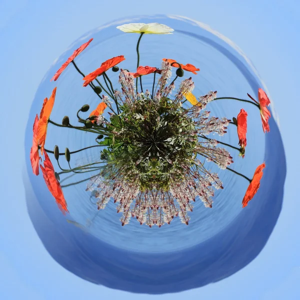 Springtime planet, montreux, Schweiz — Stockfoto