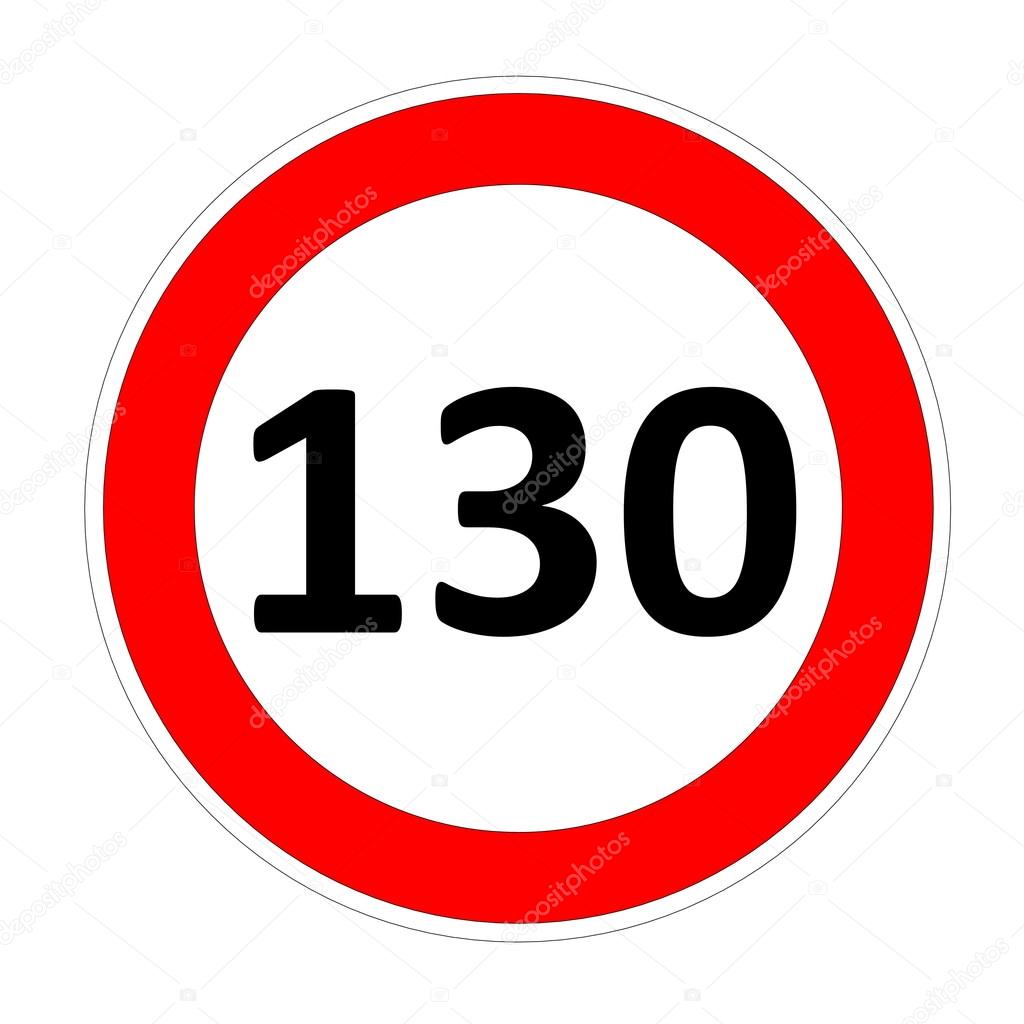 130 Panneau De Limitation De Vitesse Image Libre De Droit Par Elenarts 