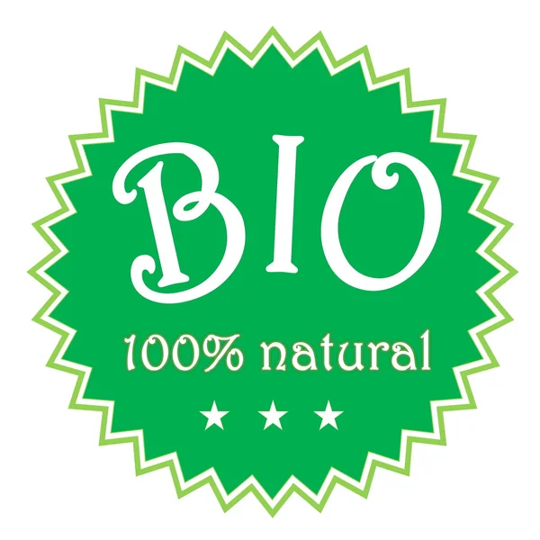 Bio címke — Stock Fotó