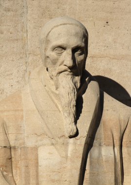 J. Calvin, reformation wall, Geneva, Switzerland. clipart