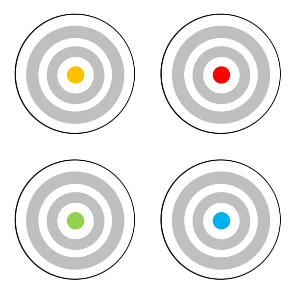 Four targets — Stock Photo, Image