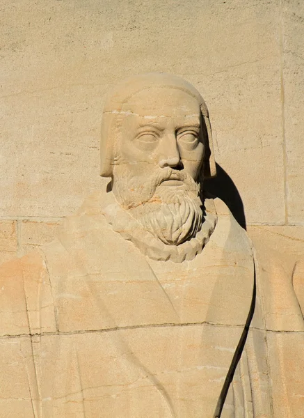 John Knox, Reformation wall, Geneva, Switzerland . — стоковое фото