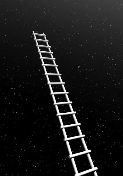 Ladder to success - 3D render — Stock Photo, Image