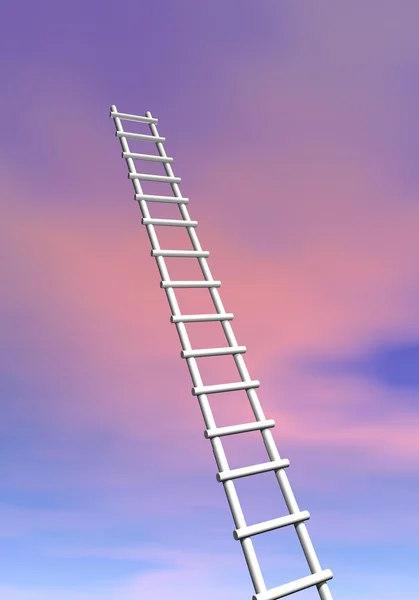 Ladder to success - 3D render — Stock Photo, Image