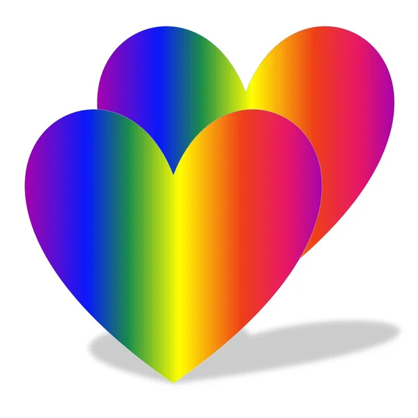 Corazones gay —  Fotos de Stock