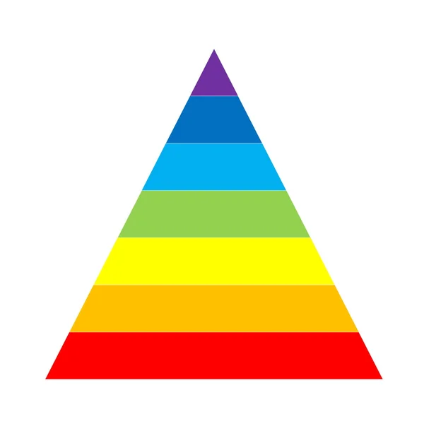 Triângulo do arco-íris — Fotografia de Stock