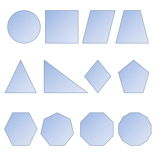 Zbiór kształtów — Zdjęcie stockowe