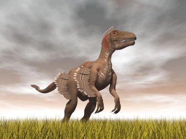 VelociRaptor dinozor - 3d render