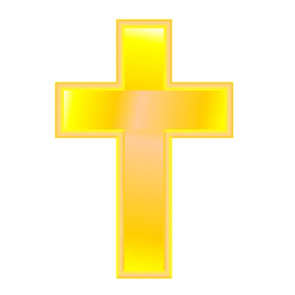 Golden cross — Stock Photo, Image