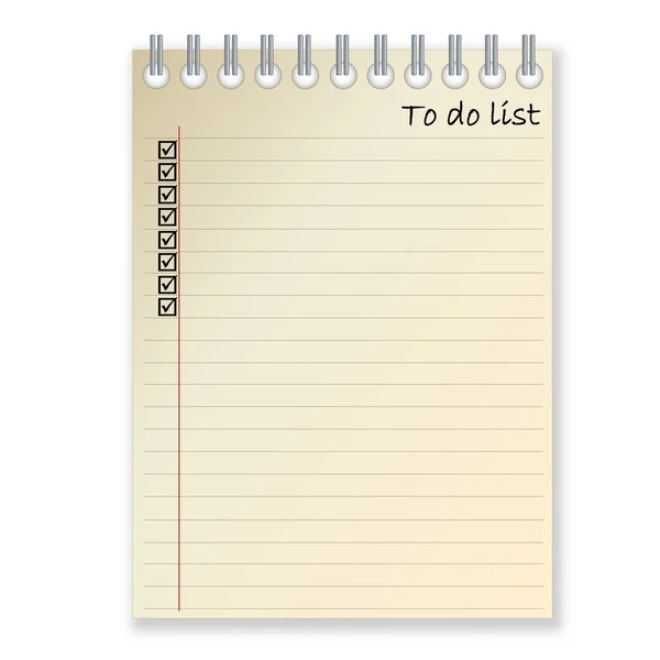 Lista de tareas pendientes —  Fotos de Stock