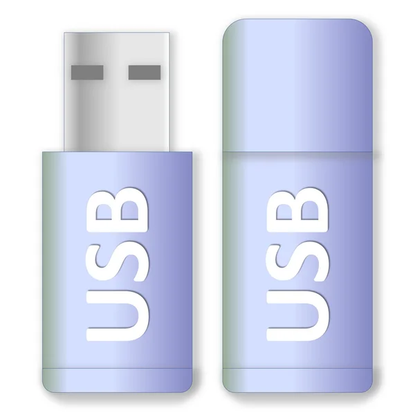Klucz USB — Zdjęcie stockowe