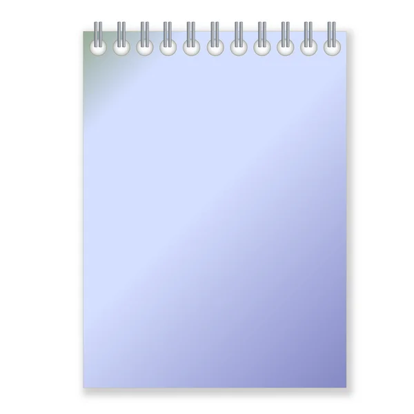 Blaues Notizbuch — Stockfoto