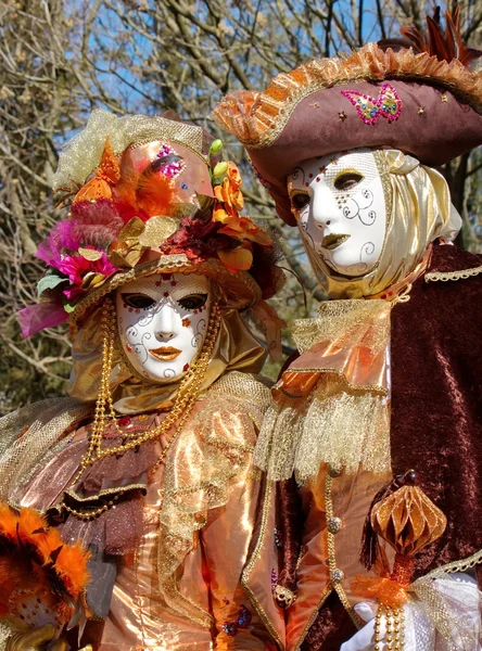 Venetian carnival at Annecy, France — Stock Photo, Image