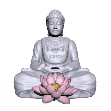 meditasyon - 3d render