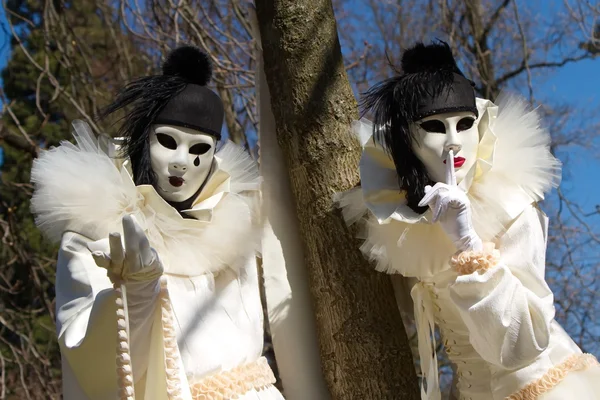 Venetian carnival at Annecy, France — Stock Photo, Image