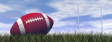 rugby topu - 3d render
